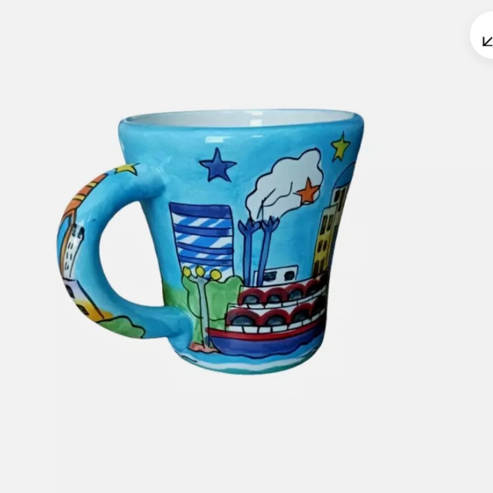 St Louis Coffee Mug Size 6" Wide With Handle 4.5" Tall City Souvenir Mug - Picture 3 of 10